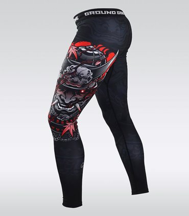 GroundGame SAMURAI 2 GRAPPLING NOGI SPATS- BLACK